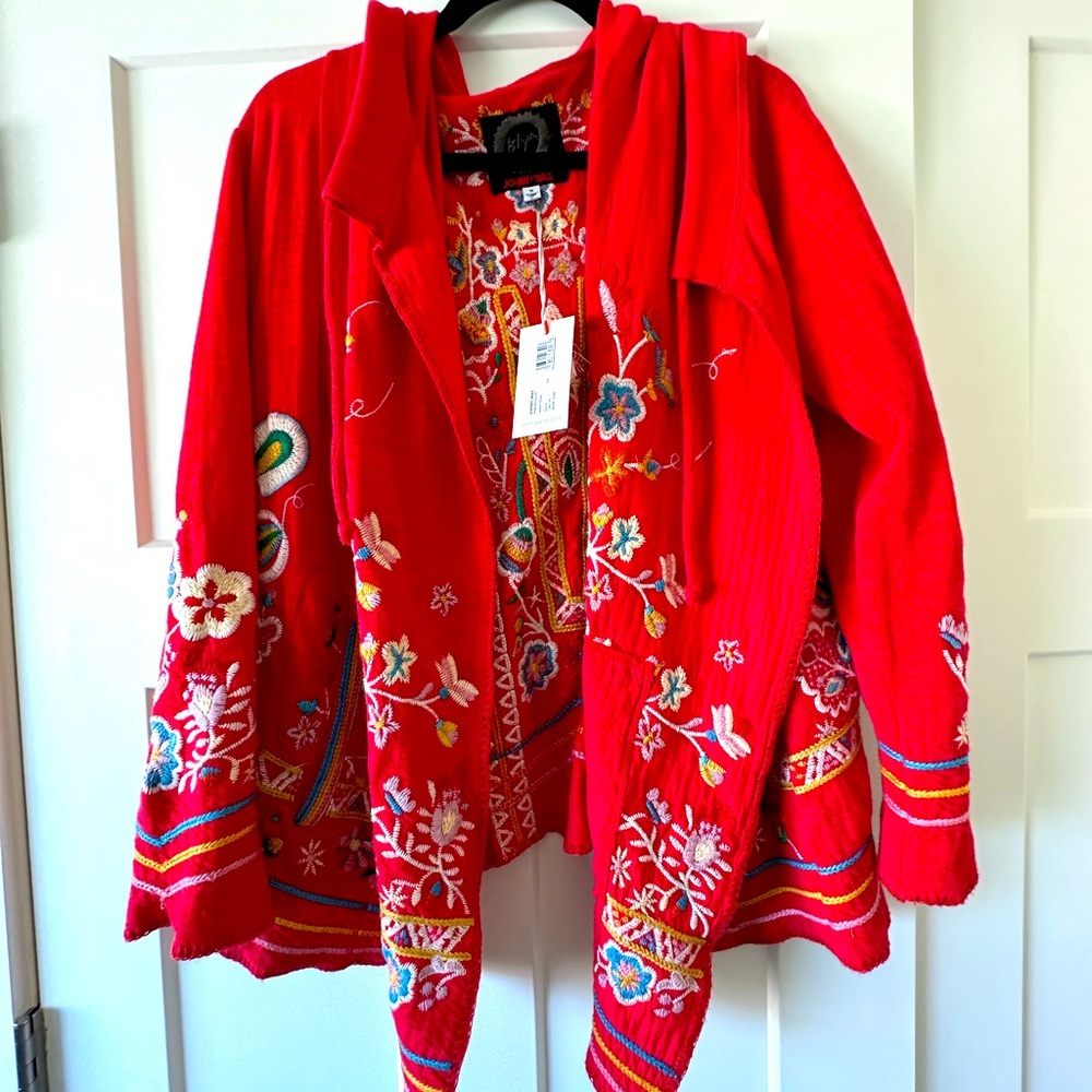 Biya JEMIMA HOODIE  by Johnny Was size M